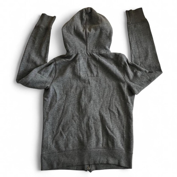 Hollister Gray Zip Hoodie with Newport Beach Patch - Picture 4 of 6